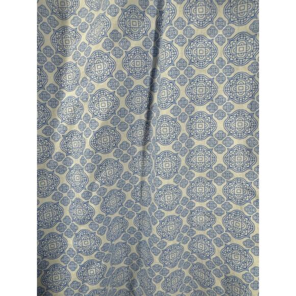 CON.STRUCT Stretch Blue Medallion Slim Fit Stretch Button Shirt Size 17 34-35 - Picture 2 of 4